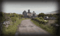 Corcomroe Abbey from a distance